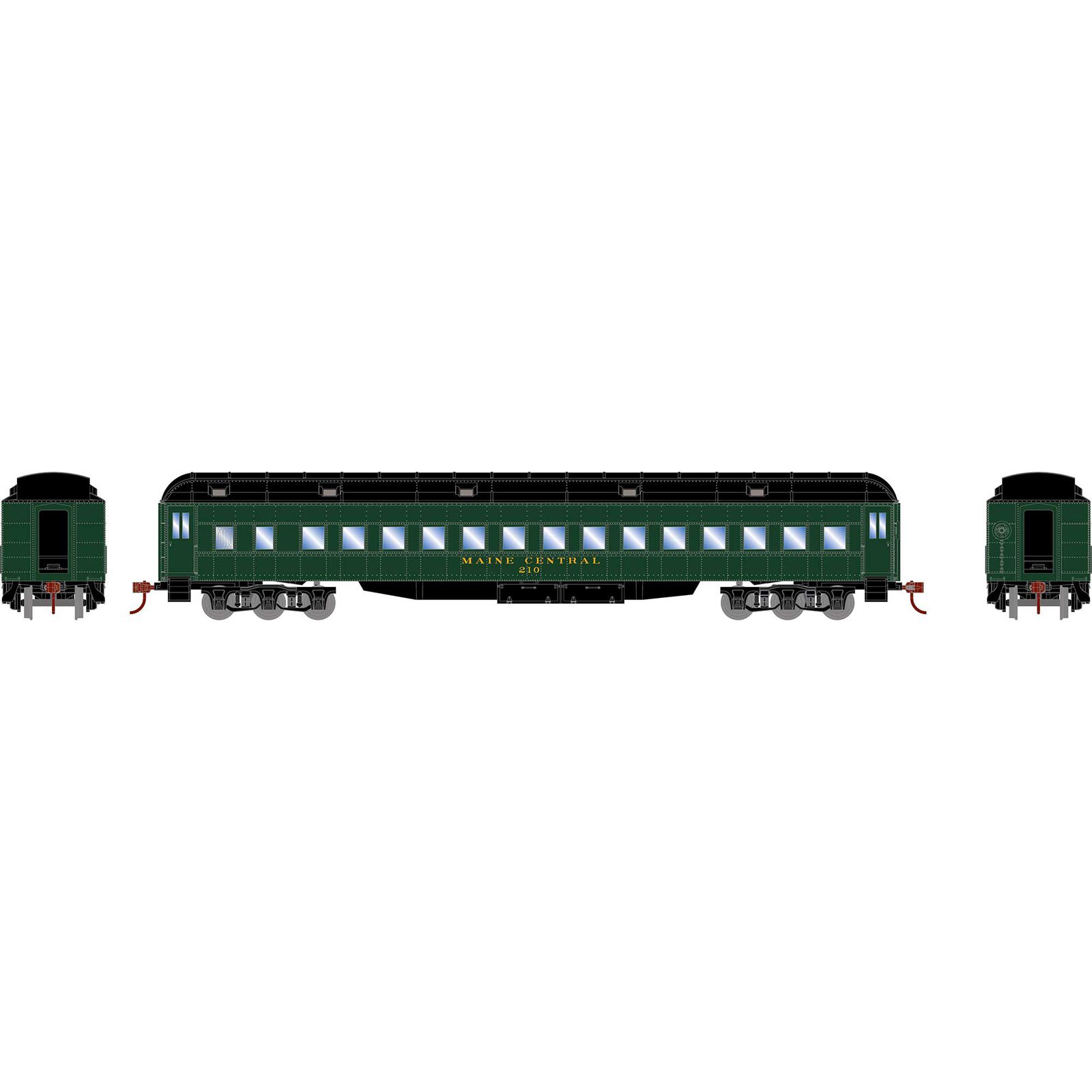 HO Heavyweight Clerestory Coach, MEC #210