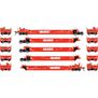 HO ATH Gunderson Maxi-I Well Cars (5), KLNX #757127