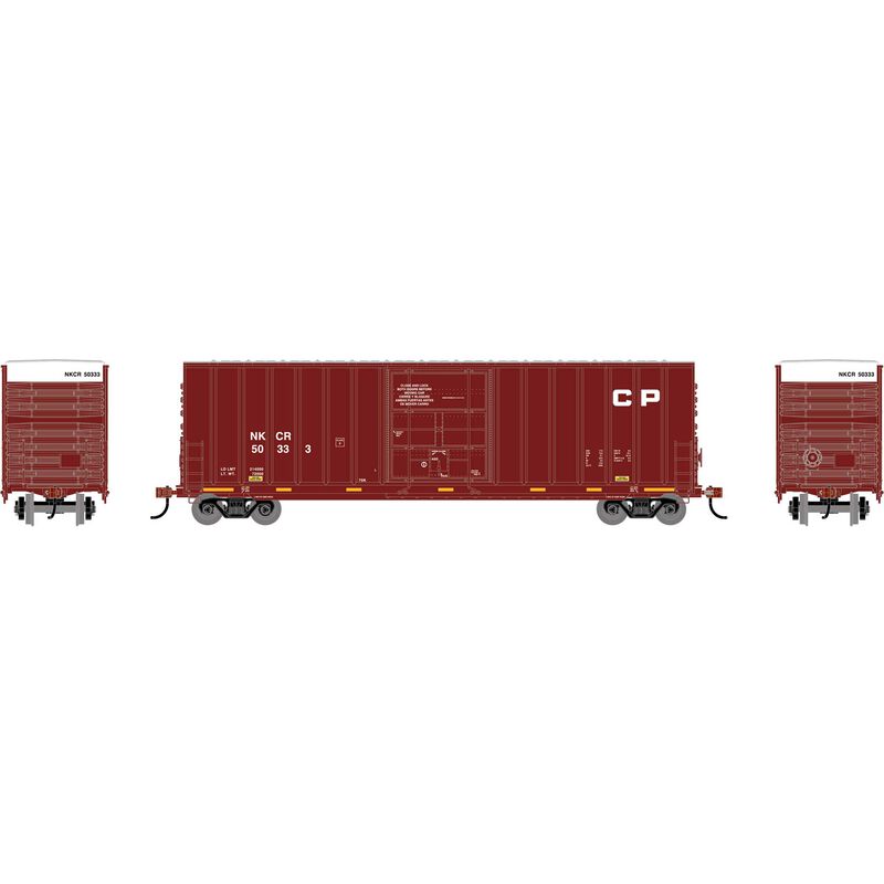 HO 50' Exterior Post High Cube Plug Door Box Car, NKCR #50333
