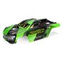 1/8 Painted Body with Decals, Green/Black: KRATON 6S BLX V6