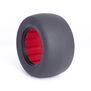 1/10 Slicks, Ultra Soft Tires with Red Inserts (2): Stadium Truck