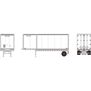 HO 28' Container & Chassis, Container- FSTU #624260/Chassis-FTSZ #125677