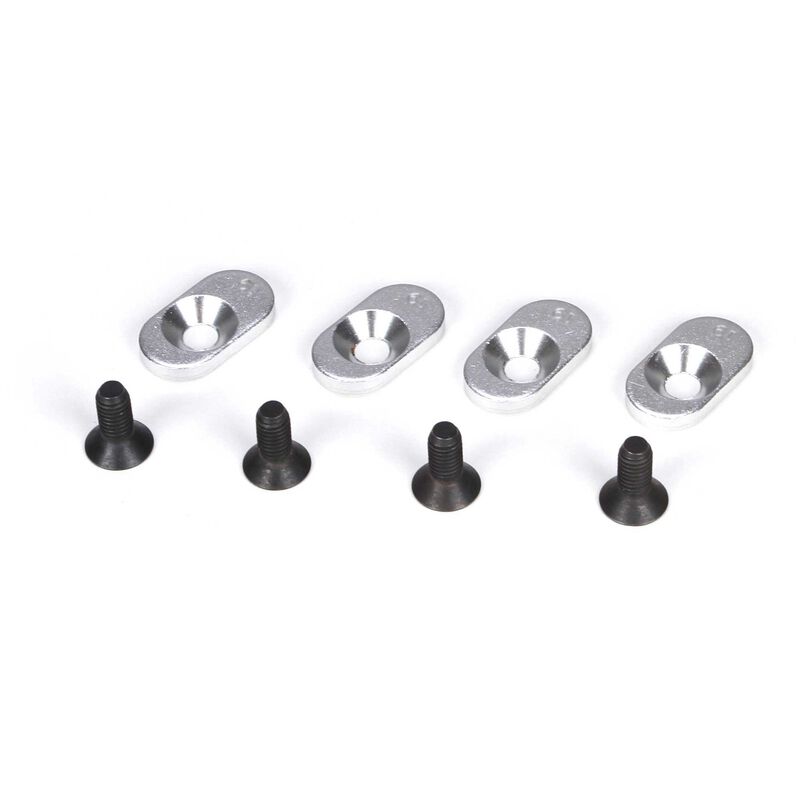 Engine Mount Inserts & Screws 17.5 58 (4): 5IVE-T, MINI WRC Engine Mount Inserts & Screws 17.5 58 (4): 5IVE-T, MINI WRC