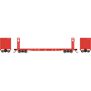 N ATH 53' GSC Bulkhead Flat Car, CBQ #95208