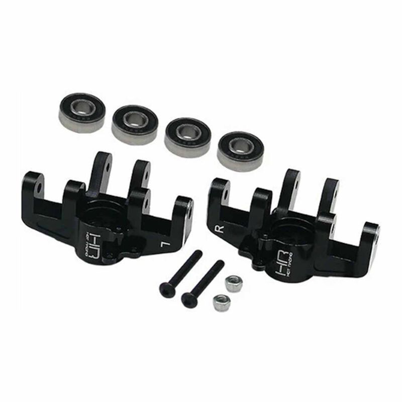 Aluminum Front Steering Knuckle Set, 1/10 Losi Rock Rey 2.0
