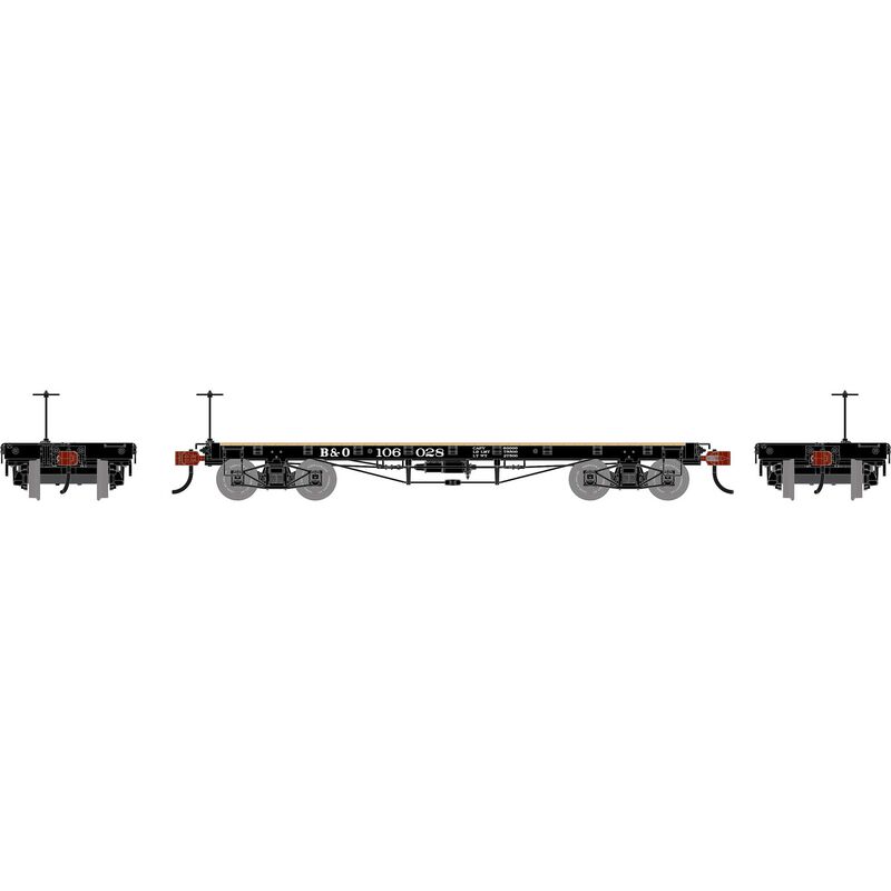 HO ATH 36' Flat Car, BO #106028