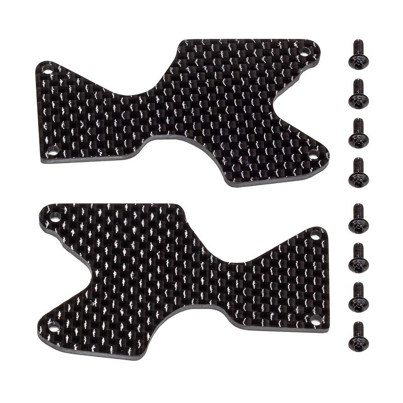 RC8B4.1 FT Carbon Fiber Rear Suspension Arm Inserts