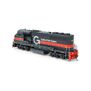 HO GP40-2L Locomotive, Guilford/MEC #514