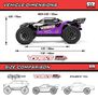1/10 VORTEKS 2WD RTR Brushed Stadium Truck (Battery & Charger Included)