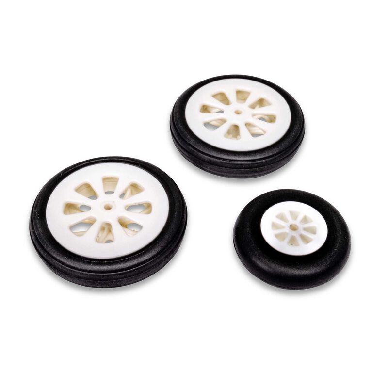 Wheel Set Mains 60mm, Nose Wheel 44mm: Habu 80