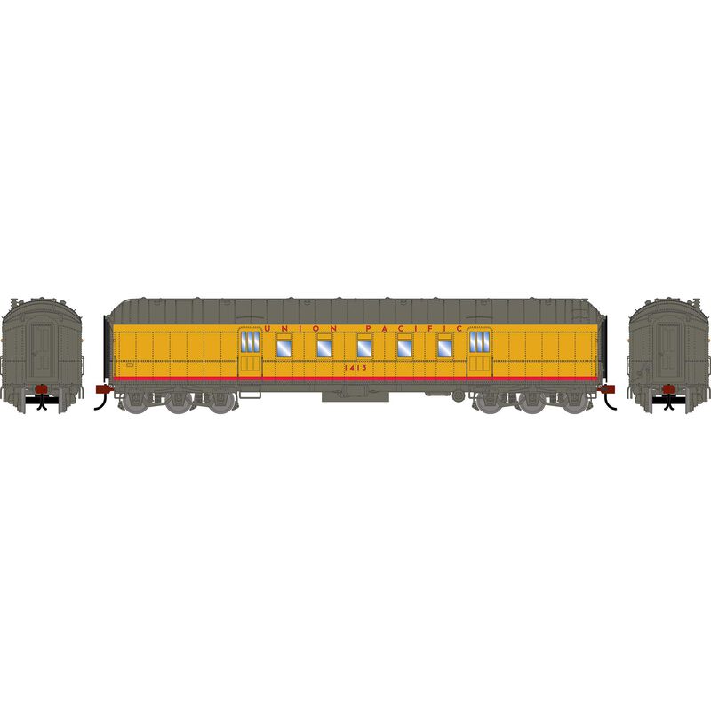 HO ATH 60' Pullman Common Standard Postal Storage Car, UP #1413