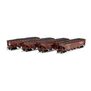HO ATH 40' 4-Bay Offset Hopper with Load, IC #75300/75681/75840/75999 (4)