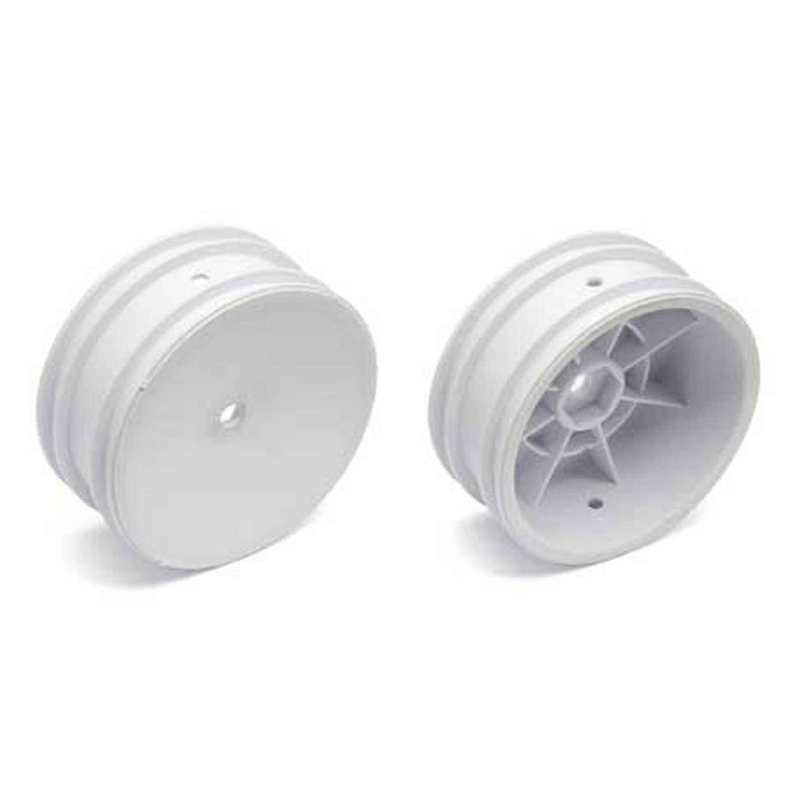 1/10 2.2" 2WD Front Buggy Wheels, White (2)