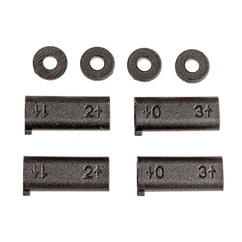 Rear Hub Insert Set, 1/10 Team Associated RC10B74
