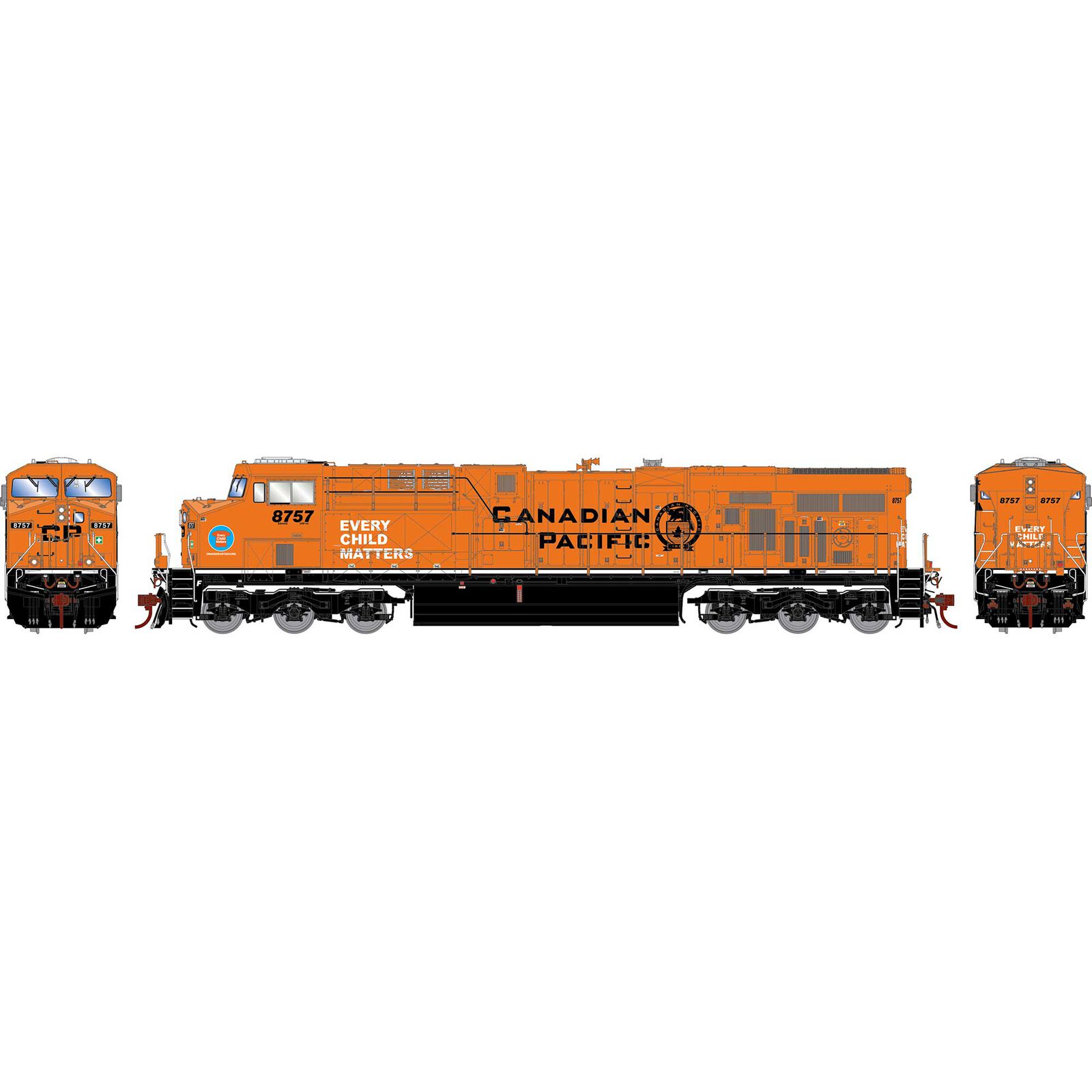 HO ES44AC Locomotive, CPR #8757