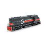 HO GP40-2L Locomotive with DCC & Sound, Guilford/MEC #510