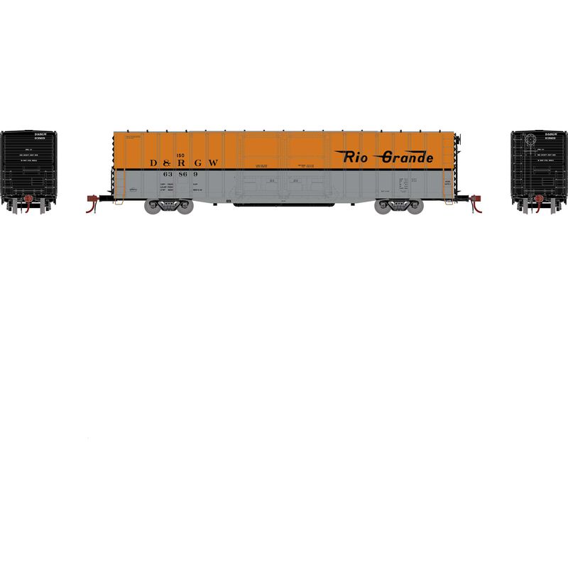 HO 60' PS Auto Box, D&RGW #63869