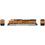 HO GE Dash 9-44CW Locomotive, BNSF Wedge  #4433