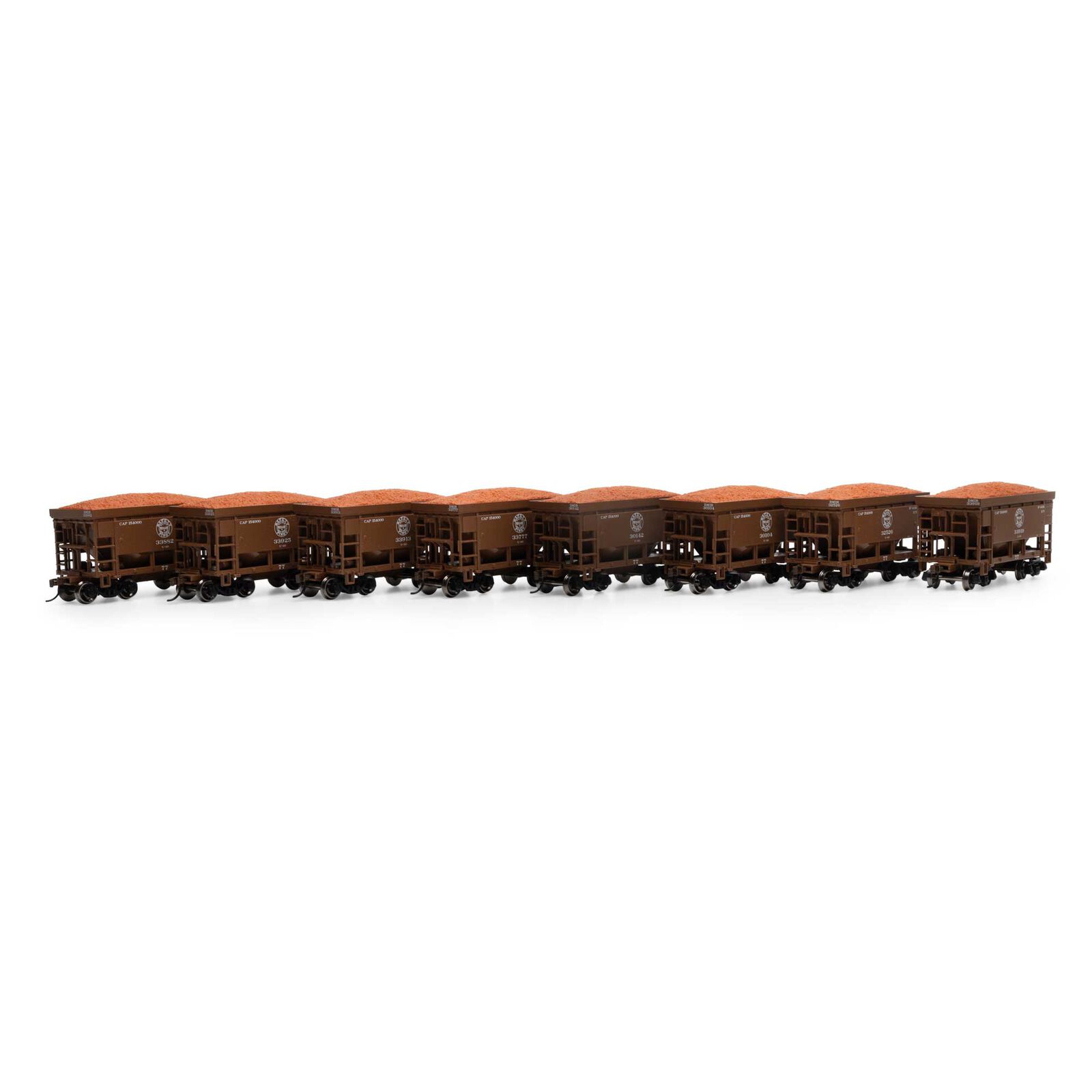 HO 24' Ore Car with Load, DMIR #24357 / 24363 / 24375 / 25078 / 25217 / 25322 / 28271 / 28295 (8)