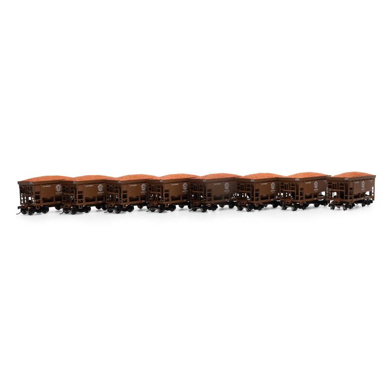 HO 24' Ore Car with Load, DMIR #24357 / 24363 / 24375 / 25078 / 25217 / 25322 / 28271 / 28295 (8)