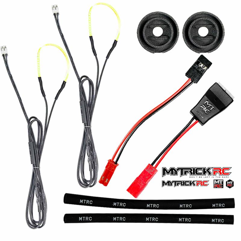 TrickFlex Halo Light Kit, 1/10 Axial SCX10 III Jeep JLU Wrangler (Power Off Receiver)