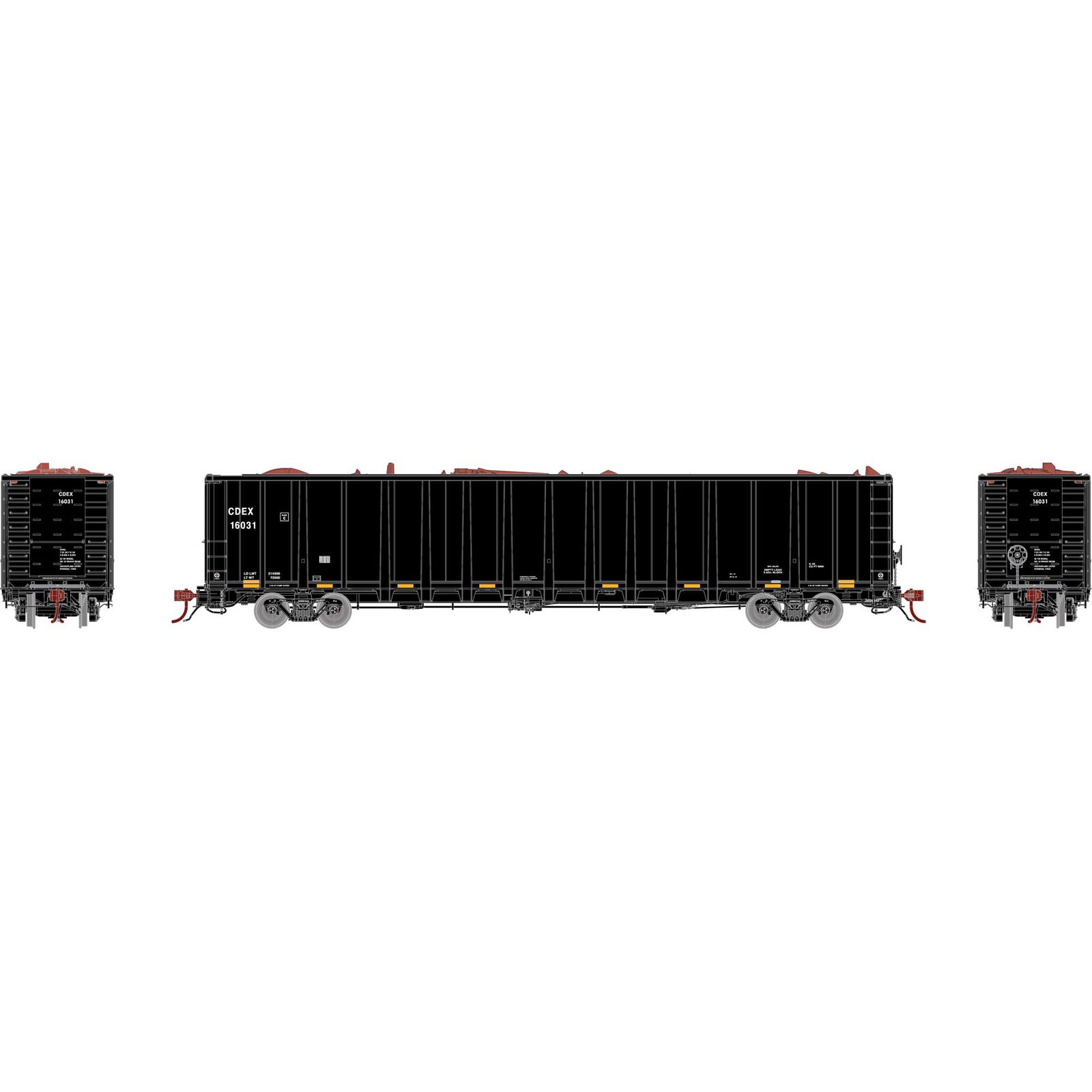 HO NSC 6400 Gondola with Scrap Load, CDEX #16031