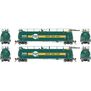 HO TankTrain Intermediate, GATX Quaker State #69254/69255 (2)