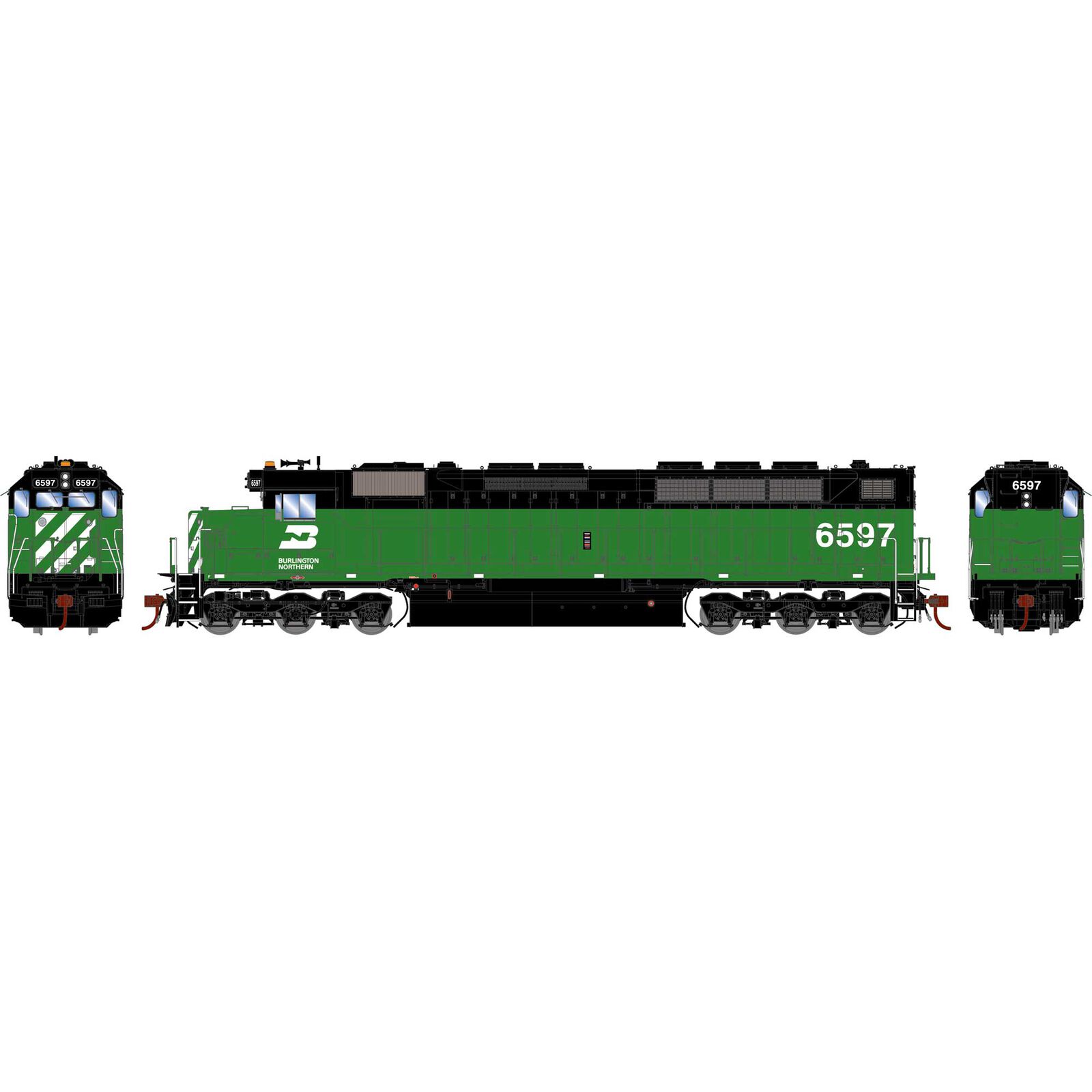HO GEN SDP45 Locomotive w/DCC & SOUND, BN #6597