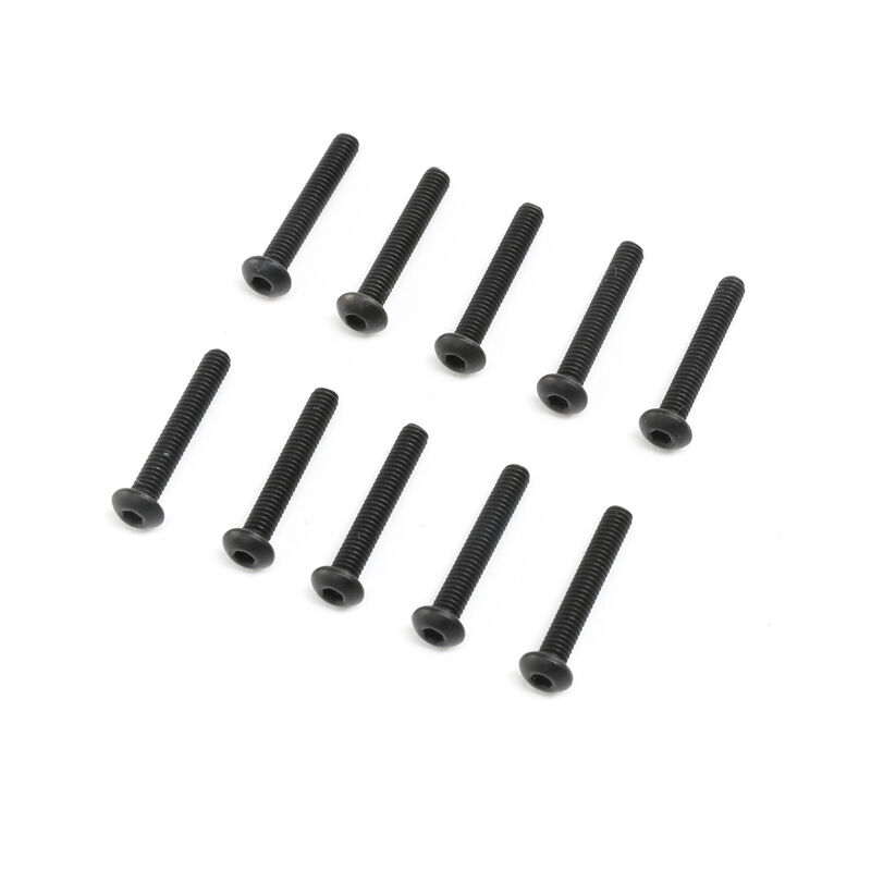 Button Head Screws, M2.5 x 16mm (10)