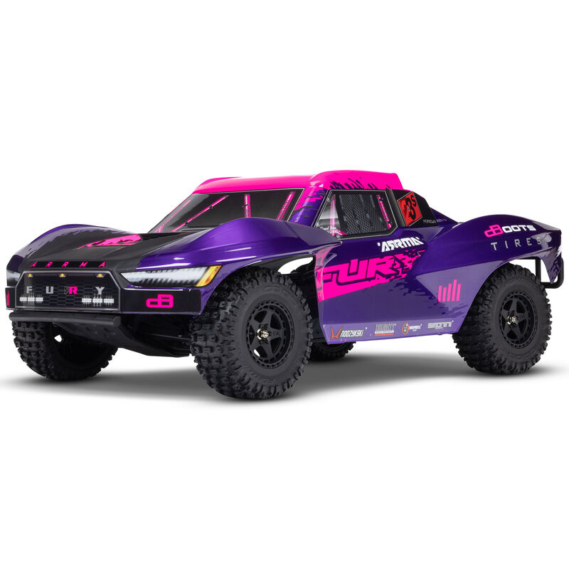 1/10 FURY 223S DSC 2WD RTR Brushless Short Course Truck, Purple 1/10 FURY 223S DSC 2WD RTR Brushless Short Course Truck, Purple