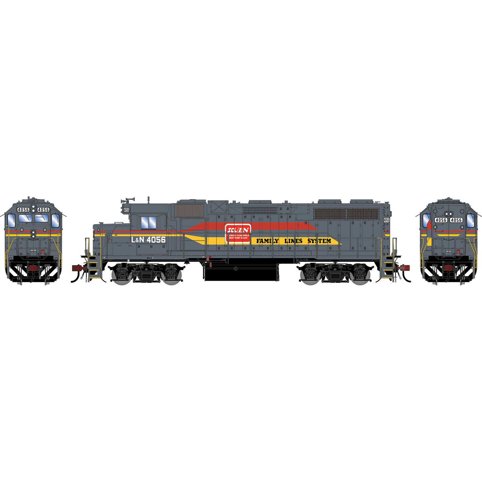 HO GEN GP38-2 Locomotive, LN #4056