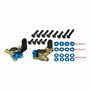 4mm Aluminum Adjustable KPI Steering Block Set, 1/10 Team Associated RC10B7/ RC10B7D