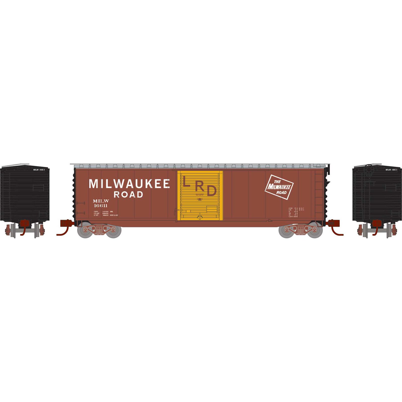 N 50' PS-1 Single Sliding Door Box, MILW #16611