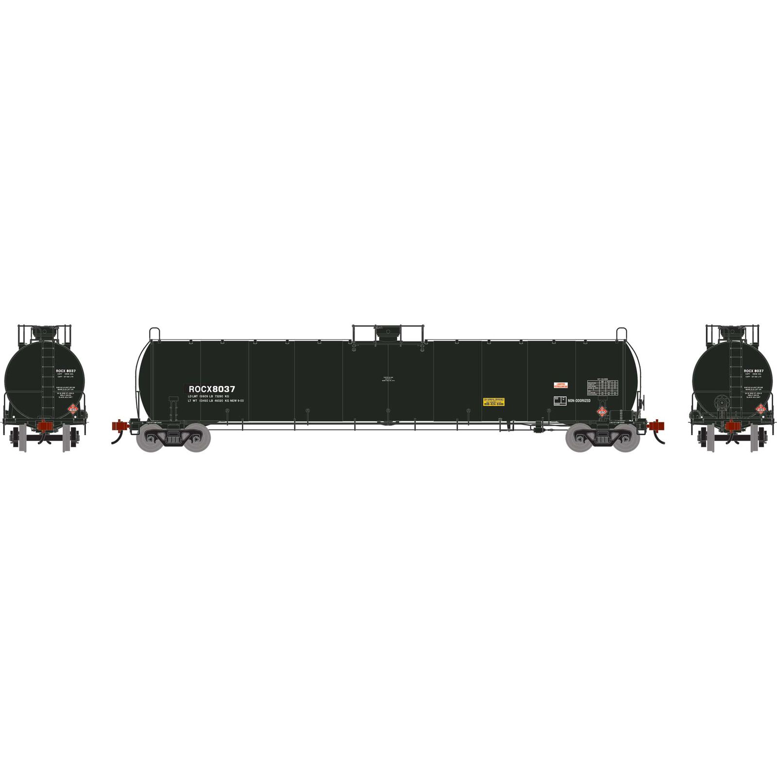 N UTC 33K LPG Tank Car- Early, ROCX Primed For Grime #8037