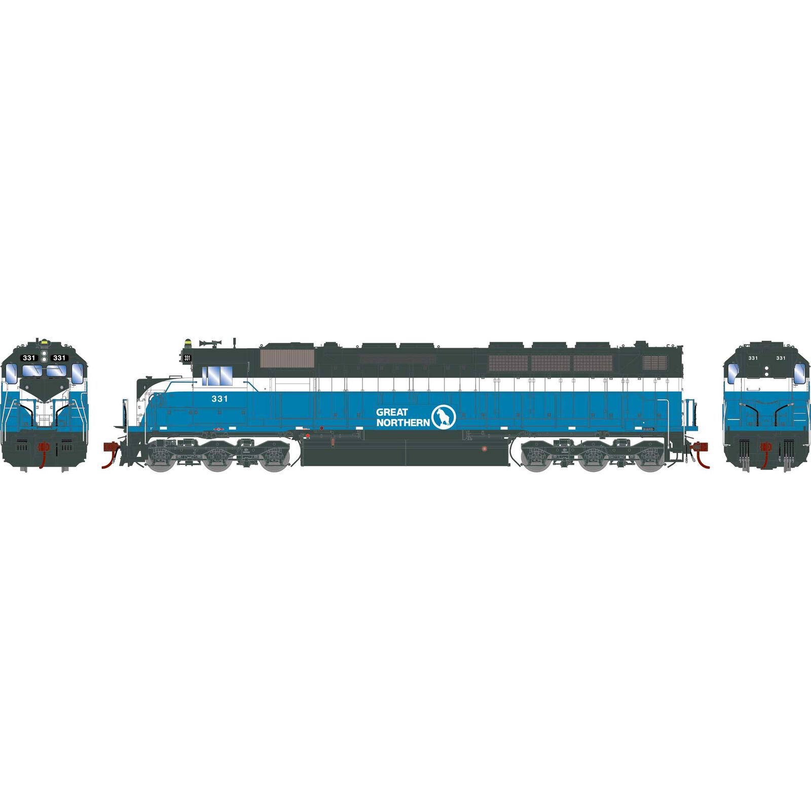 HO GEN SDP45 Locomotive w/DCC & SOUND, GN #331