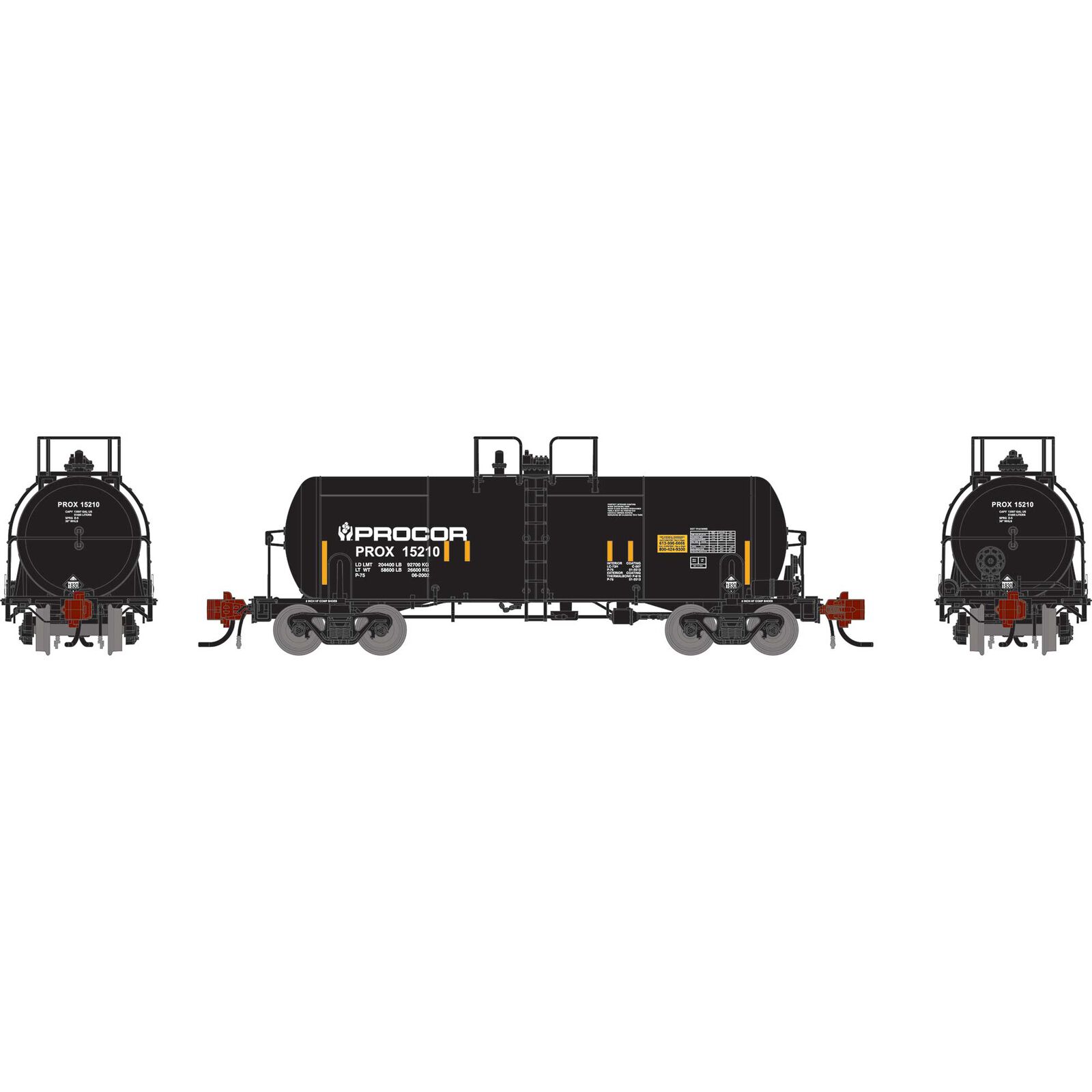 N 13K Gallon Acid Tank Car, PROX #15210