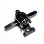Aluminum Servo Saver Steering Bellcrank, Black: 1/16 Traxxas