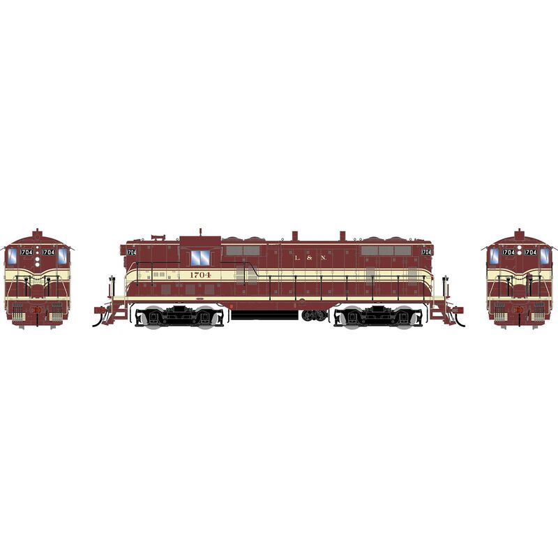 HO GEN GP7L Locomotive, Patched LN #1704