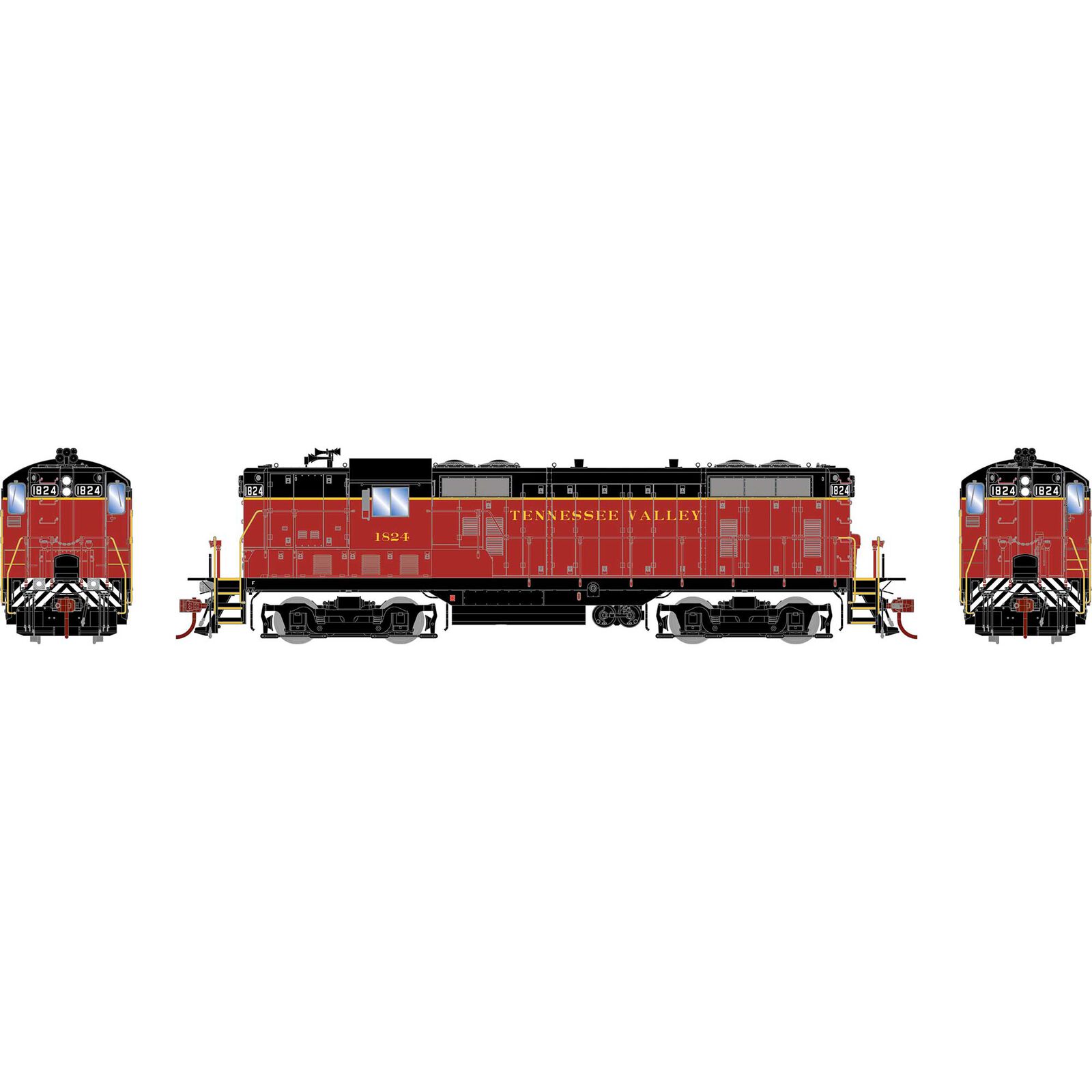 HO GEN GP7L Locomotive w/DCC & Sound, TVRM #1824