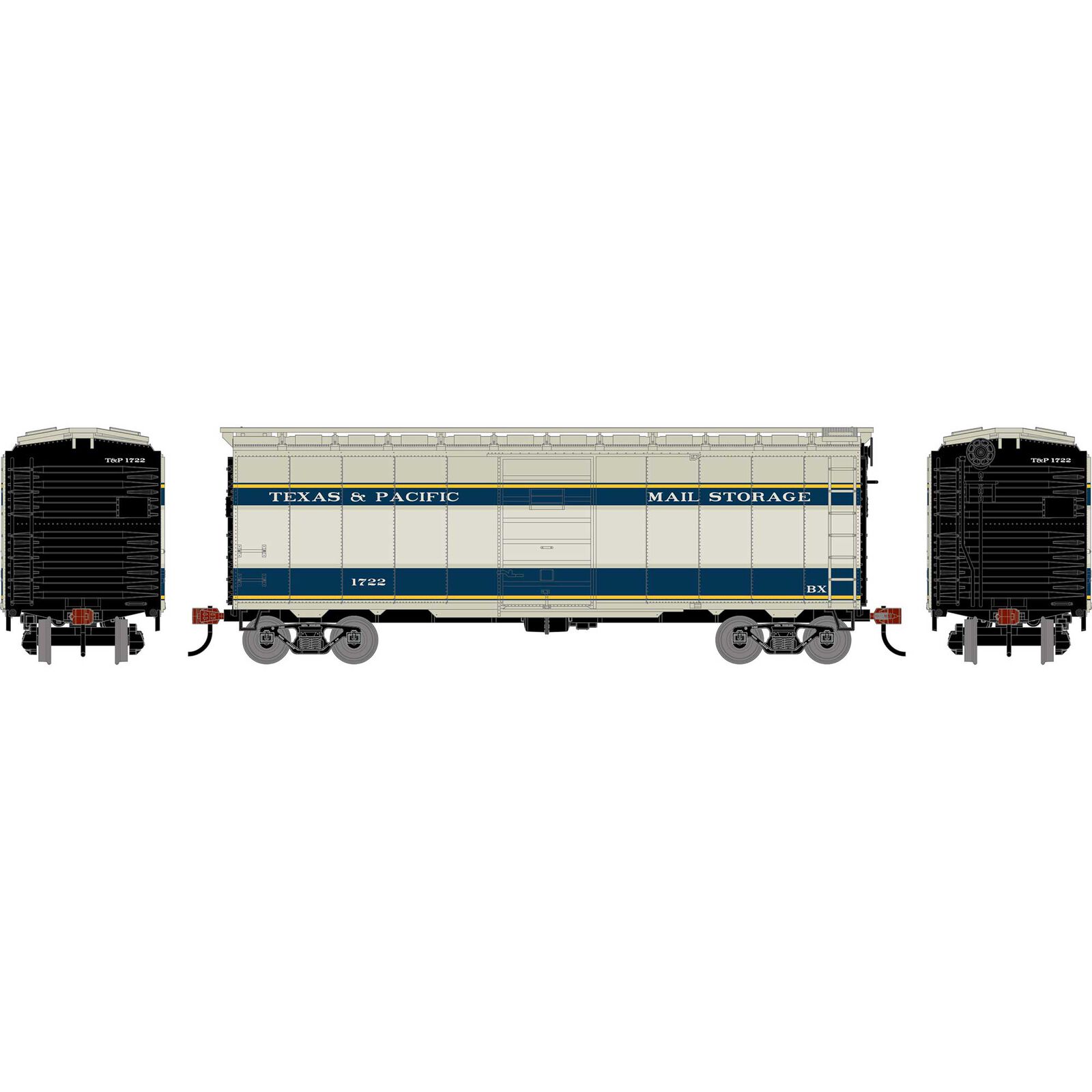 HO ATH 40' Superior Door Box Car, TP #1722