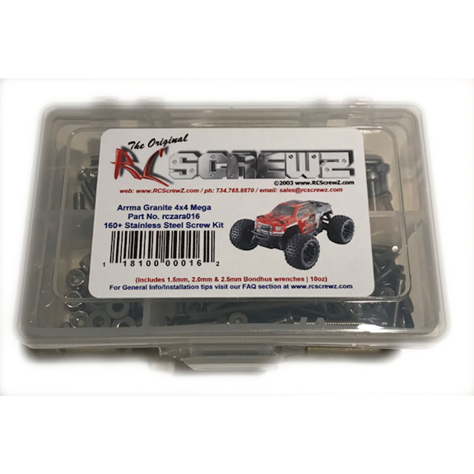 Stainless Steel Screw Set: ARRMA GRANITE 4x4 Mega