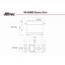 HS-625MG Standard Analog Super Torque Metal Gear Servo
