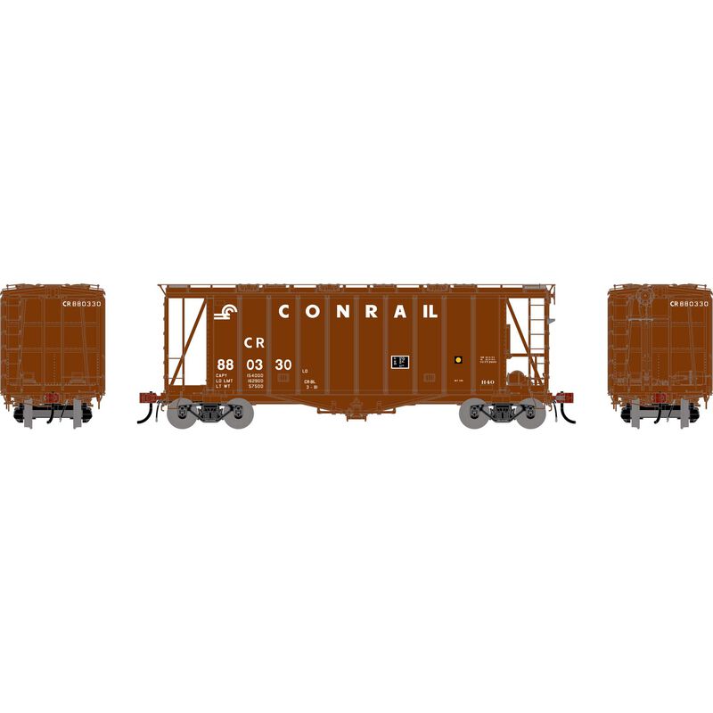 HO GEN GATC 2600 Airslide Covered Hopper, CR #880330