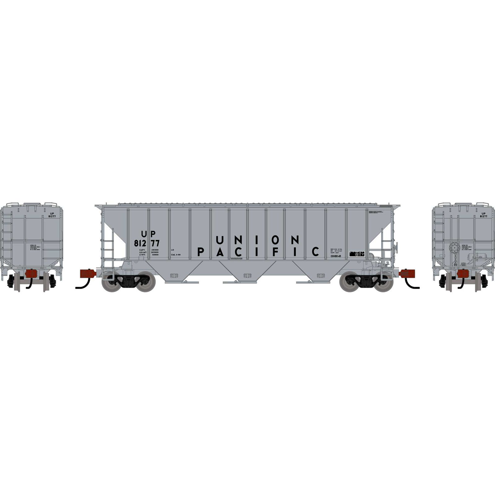 N ATH PS 4427 Covered Hopper, UP #81277