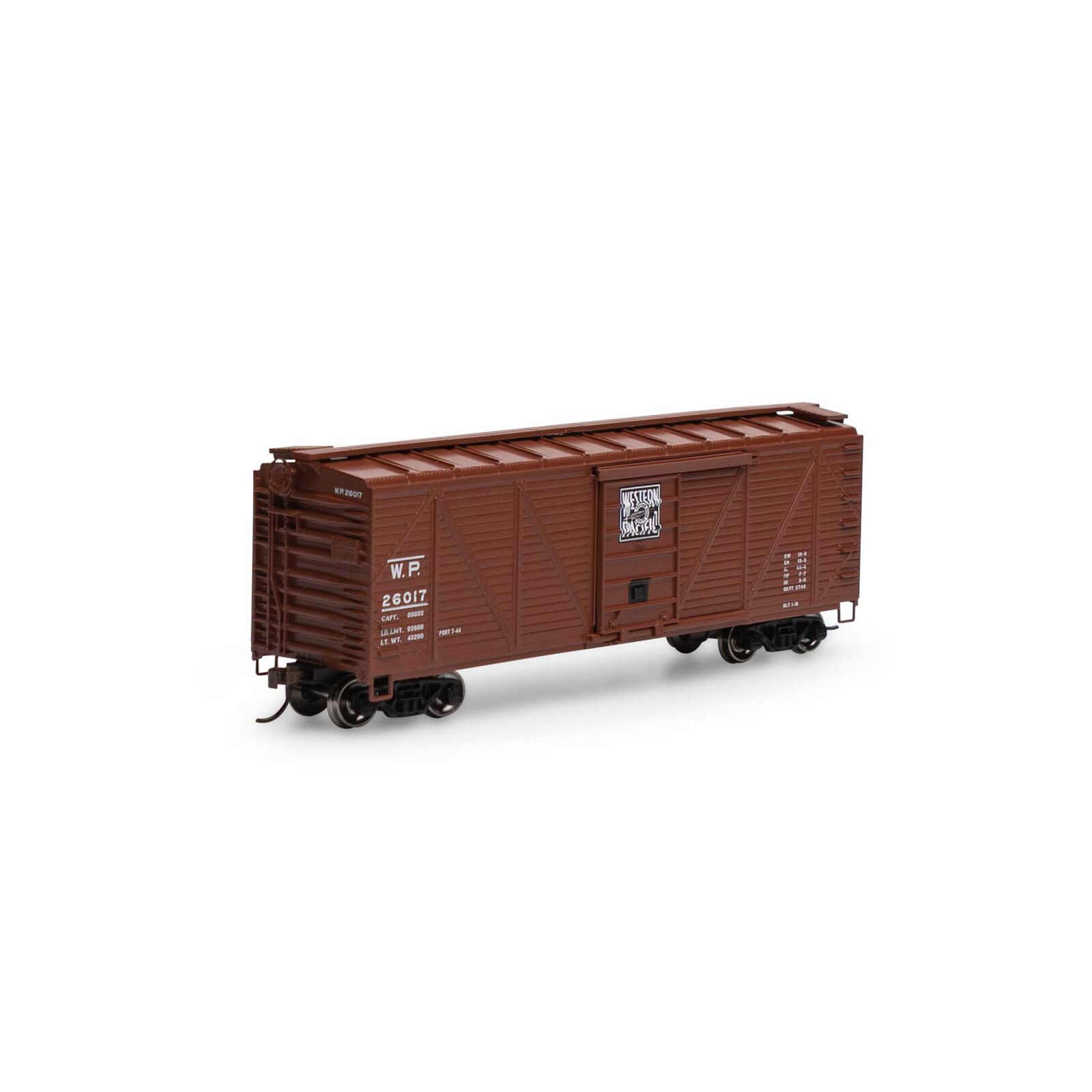 HO 40' Single Sheathed Box, WP #26017