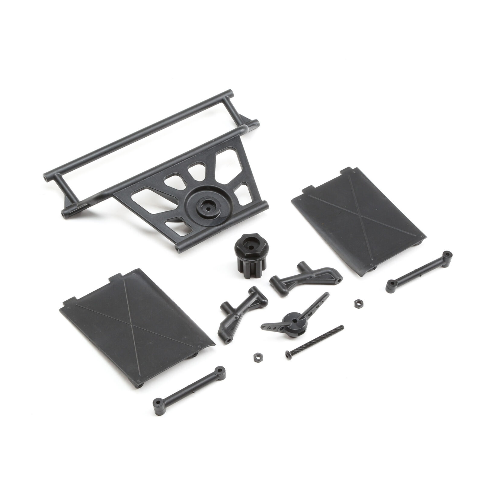 Cage Rear/Tower Supports/Mud Guards: Super Rock Rey