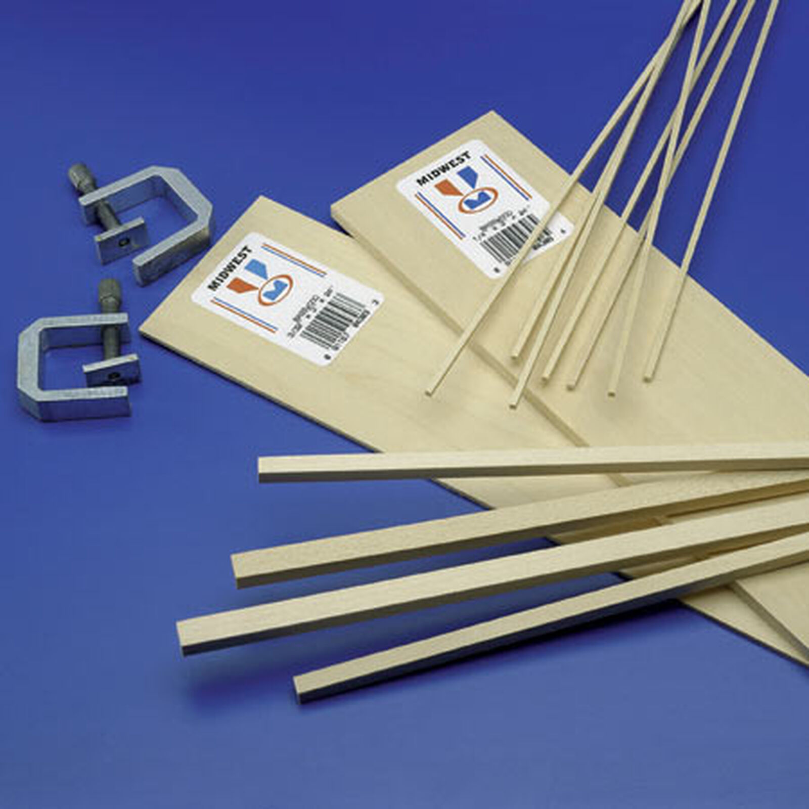 Basswood Sheets, 1/4 x 3 x 24" (5)