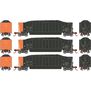 N ATH Berwick Bathtub Gondola with Load, UFIX Primed For Grime #5110/9018/11103 (3)
