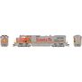 HO GEN Dash 9-44CW Locomotive w/DCC & Sound, Primed For Grime BNSF #618