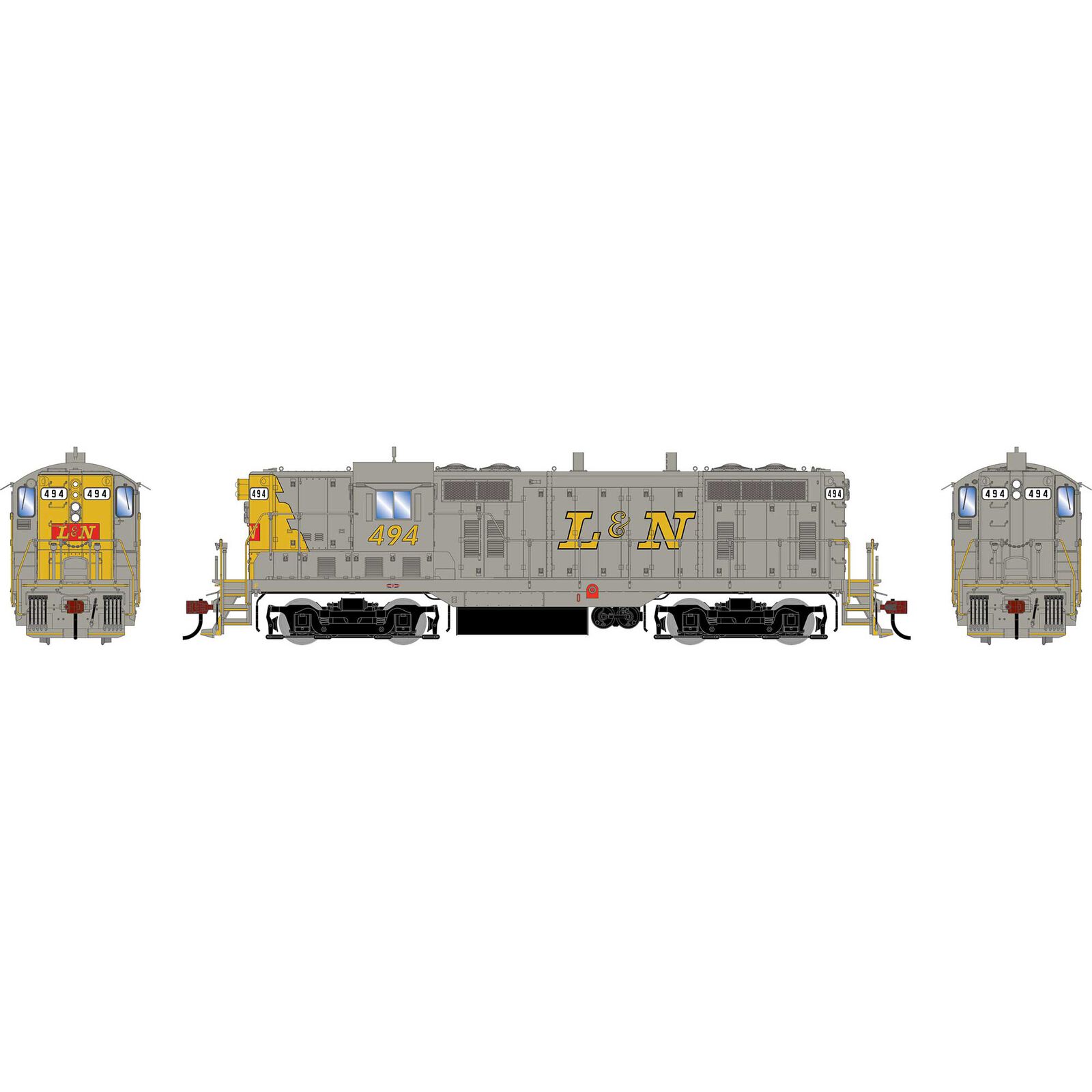 HO GEN GP7L Locomotive w/DCC & Sound, LN #494
